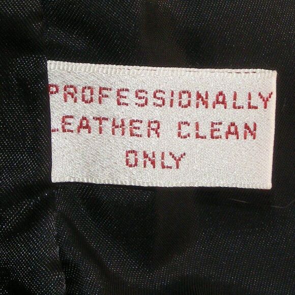 BECHAMEL Leather Jacket, M, Black, Vintage, Shoulder pads, long sleeves… - Picture 13 of 13